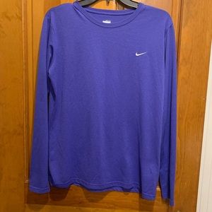 Nike long sleeve drifit shirt